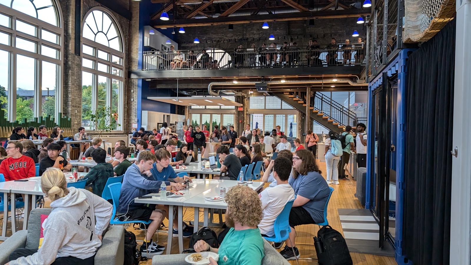 Hands-on Projects kickoff event at MAIC — full crowd